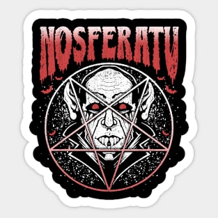 Classic Vampire Metal Sticker